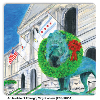 Art Institute of Chicago, Vinyl Coaster (CST-8806A) - Printed Canvas