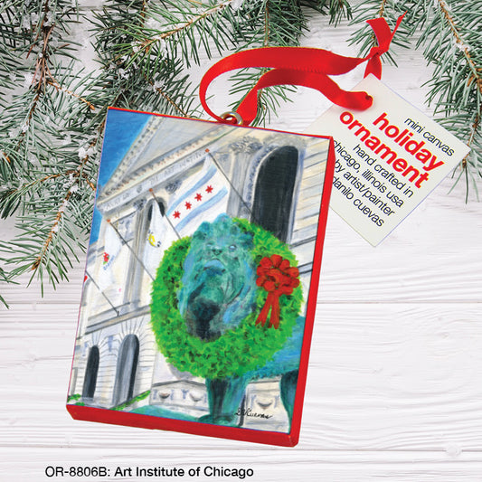 Art Institute of Chicago, Chicago, Ornament (OR-8806B), Front, printedcanvas.com