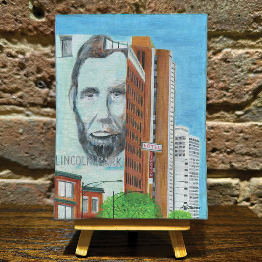 Lincoln Hotel, Chicago, Mini Artwork (MA-8807A)