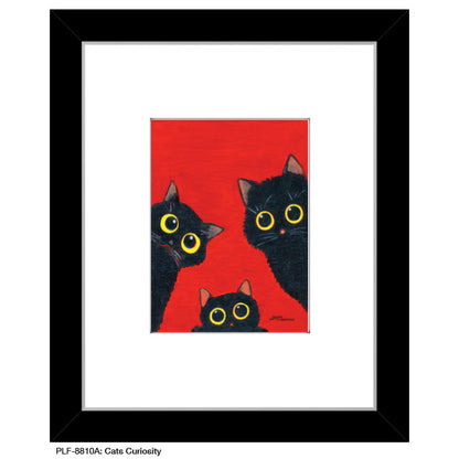 Cats Curiosity, Print (#8810A), Print Matted, www.printedcanvas.com
