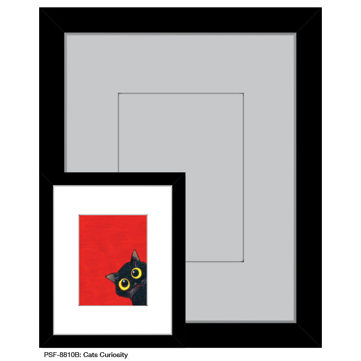 Cat Curiosity, Print (#8810B) - Printed Canvas