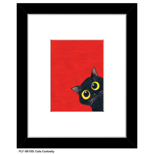 Cats Curiosity, Print (#8810B), Print Matted, www.printedcanvas.com