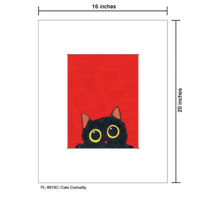 Cat Curiosity, Print (#8810C) - Printed Canvas