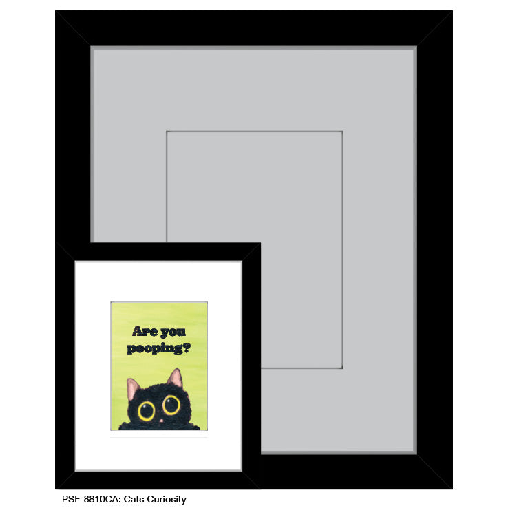 Cats Curiosity, Print (#8810CA) - Printed Canvas