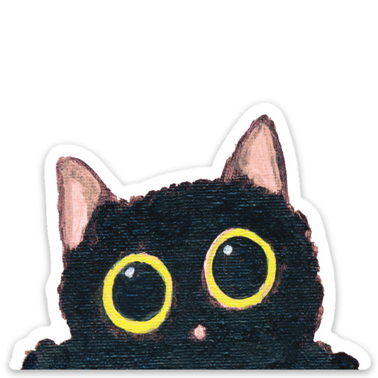 Cats Curiosity, Vinyl Sticker (S-8810CF)