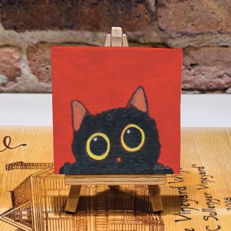 Cats Curiosity, Mini Artwork (MA-8810CN)