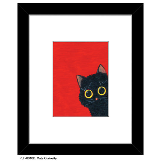 Cat Curiosity, Print (#8810D) - Printed Canvas
