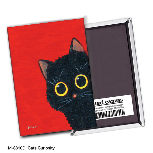 Cats Curiosity, Magnet (M-8810D)