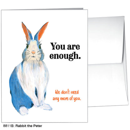 Rabbit the Peter, Greeting Card (8811B), A2 Card, www.printedcanvas.com