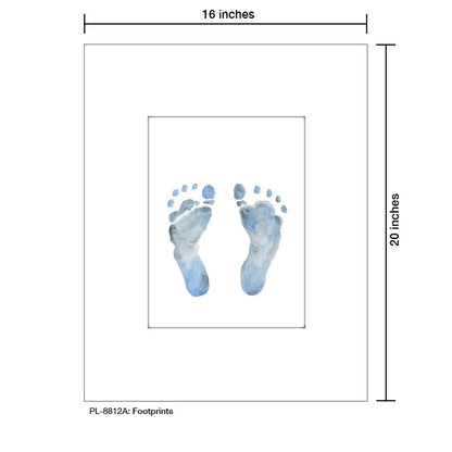 Footprints, Print (#8812A)