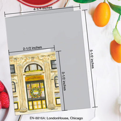 LondonHouse, Chicago, Greeting Card (#8816A), Enclosure Card, www.printedcanvas.com