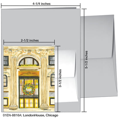 LondonHouse, Chicago, Greeting Card (#8816A)