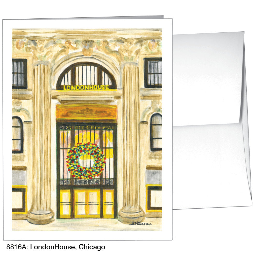 LondonHouse, Chicago, Greeting Card (#8816A), A2 Card, www.printedcanvas.com