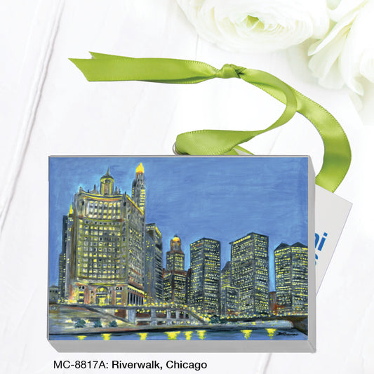 Riverwalk, Chicago, Mini Canvas (MC-8817A)