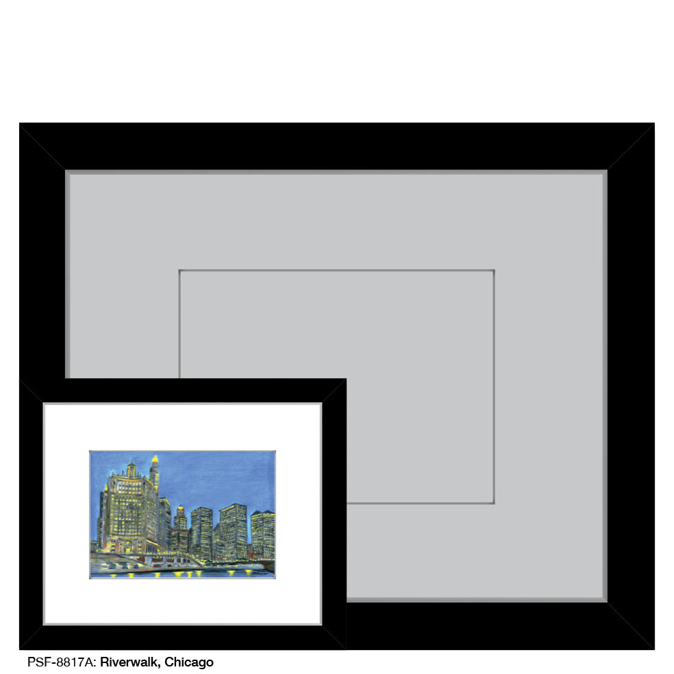 Riverwalk, Chicago, Print (#8817A)