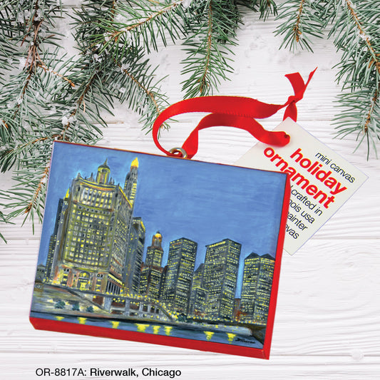 Riverwalk, Chicago, Ornament (OR-8817A)