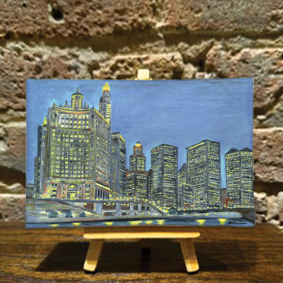 Riverwalk, Chicago, Mini Artwork (MA-8817A)