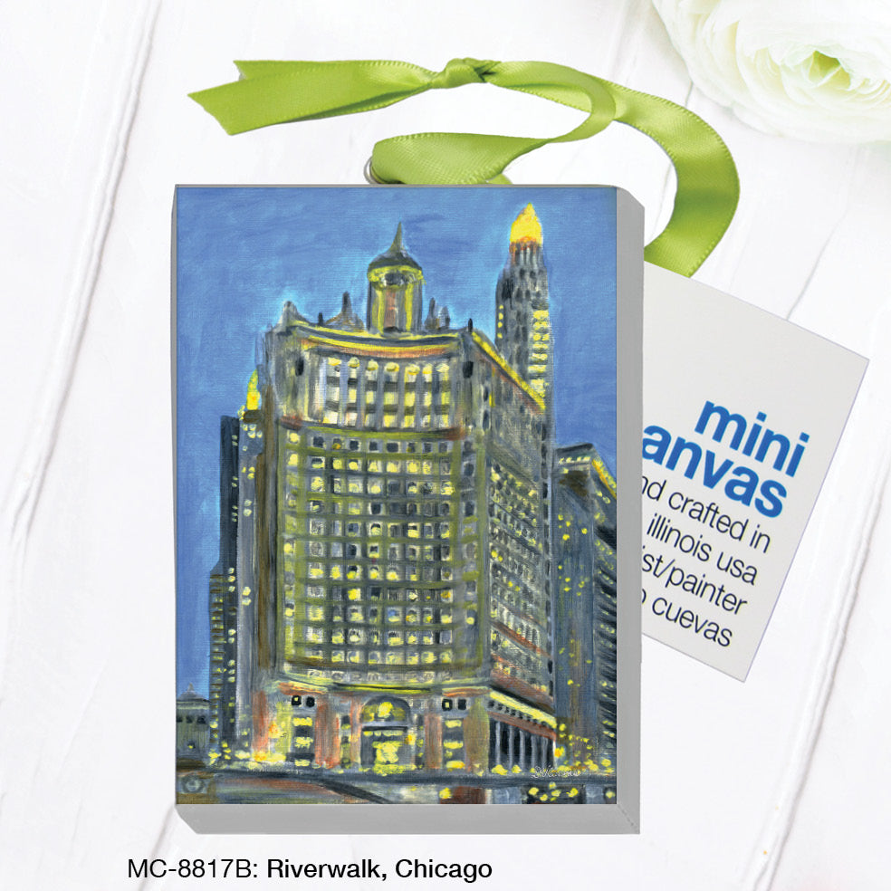 Riverwalk, Chicago, Mini Canvas (MC-8817B)