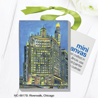 Riverwalk, Chicago, Mini Canvas (MC-8817B)