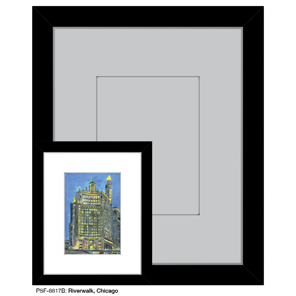 Riverwalk, Chicago, Print (#8817B)