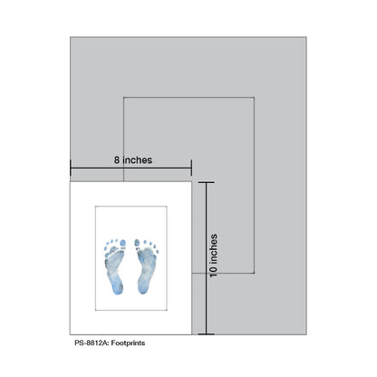 Footprints, Print (#8812A)