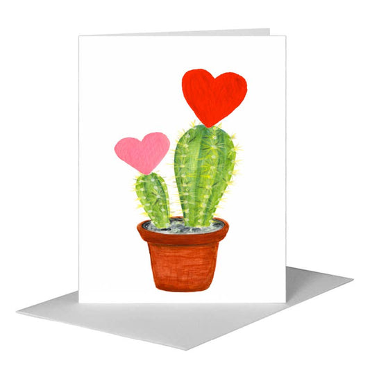 Torch Cactus, Greeting Card (#8624D) A2 Card Front, www.printedcanvas.com