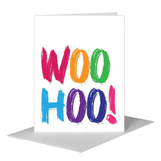 Woo Hoo, Greeting Card (#8456K) A2 Card Front, www.printedcanvas.com