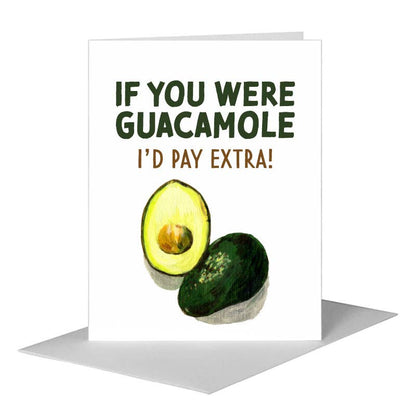 Avocados, Greeting Card (#7442C) A2 Card Front, www.printedcanvas.com
