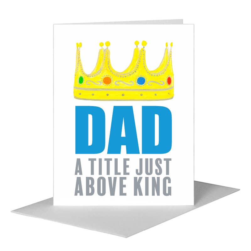 Royal Crown, Greeting Card (#8024C), A2 Card Front, www.printedcanvas.com