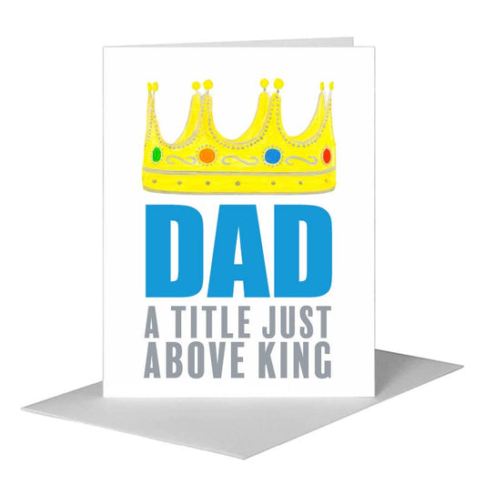 Royal Crown, Greeting Card (#8024C) A2 Card Front, www.printedcanvas.com