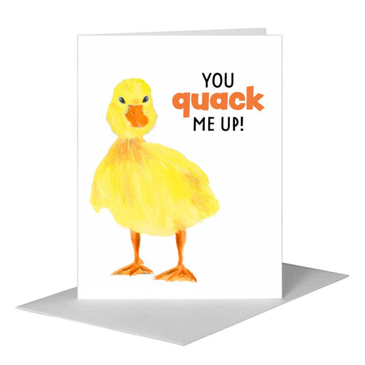 Duckling, Greeting Card (#8308C) A2 Card Front, www.printedcanvas.com