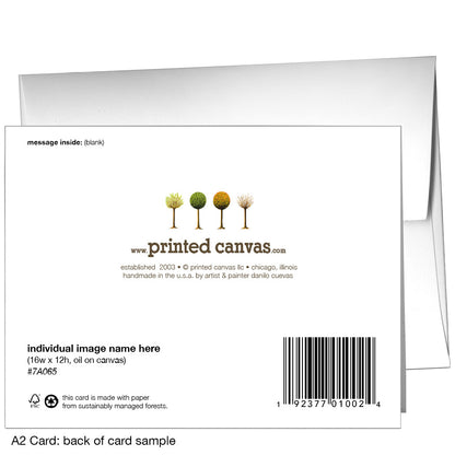 Toothed, Greeting Card (7624F)
