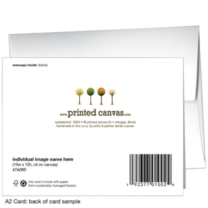 Poinsettia, Greeting Card (7352Q)