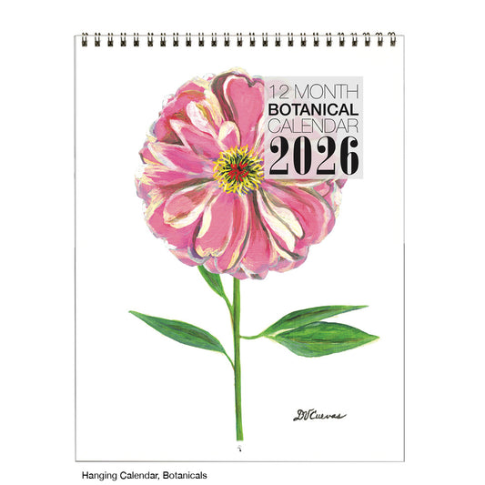 Hanging Letter Calendar, Botanicals