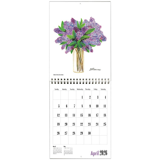 Hanging Letter Calendar, Botanicals