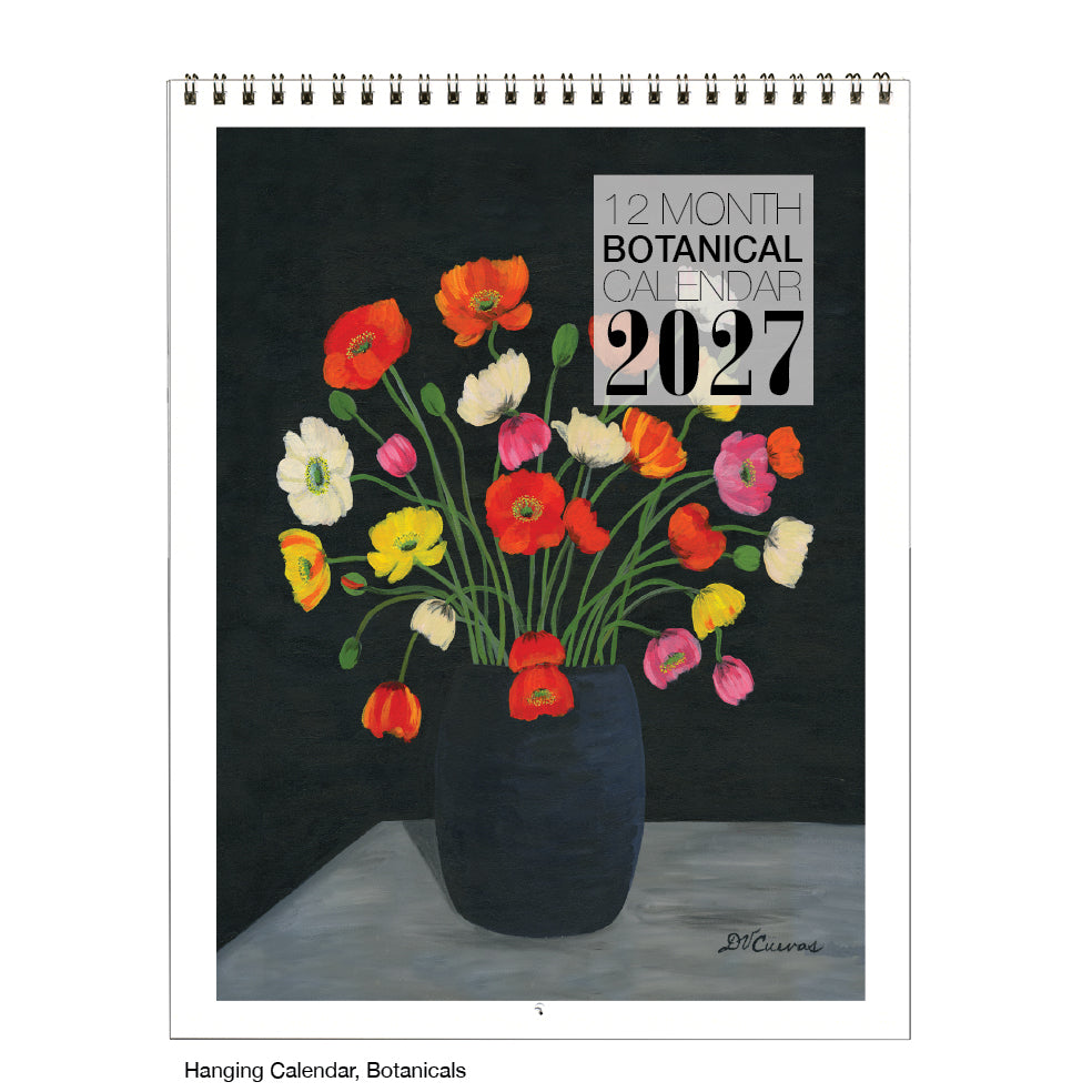 Hanging Letter Calendar, Botanicals