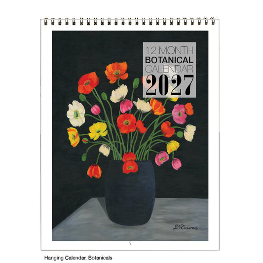 Hanging Letter Calendar, Botanicals