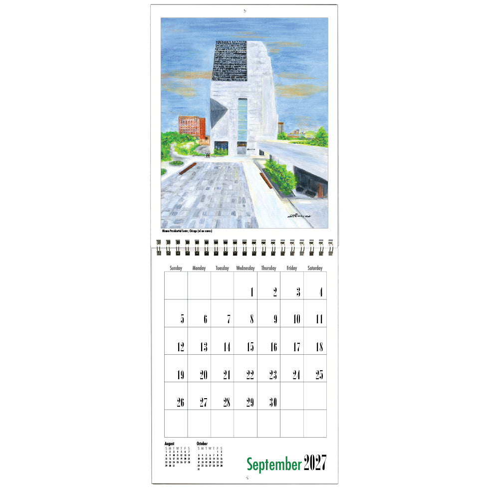 Hanging Letter Calendar, Chicago