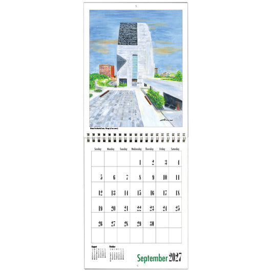 Hanging Letter Calendar, Chicago