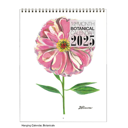 Hanging Letter Calendar, Botanicals