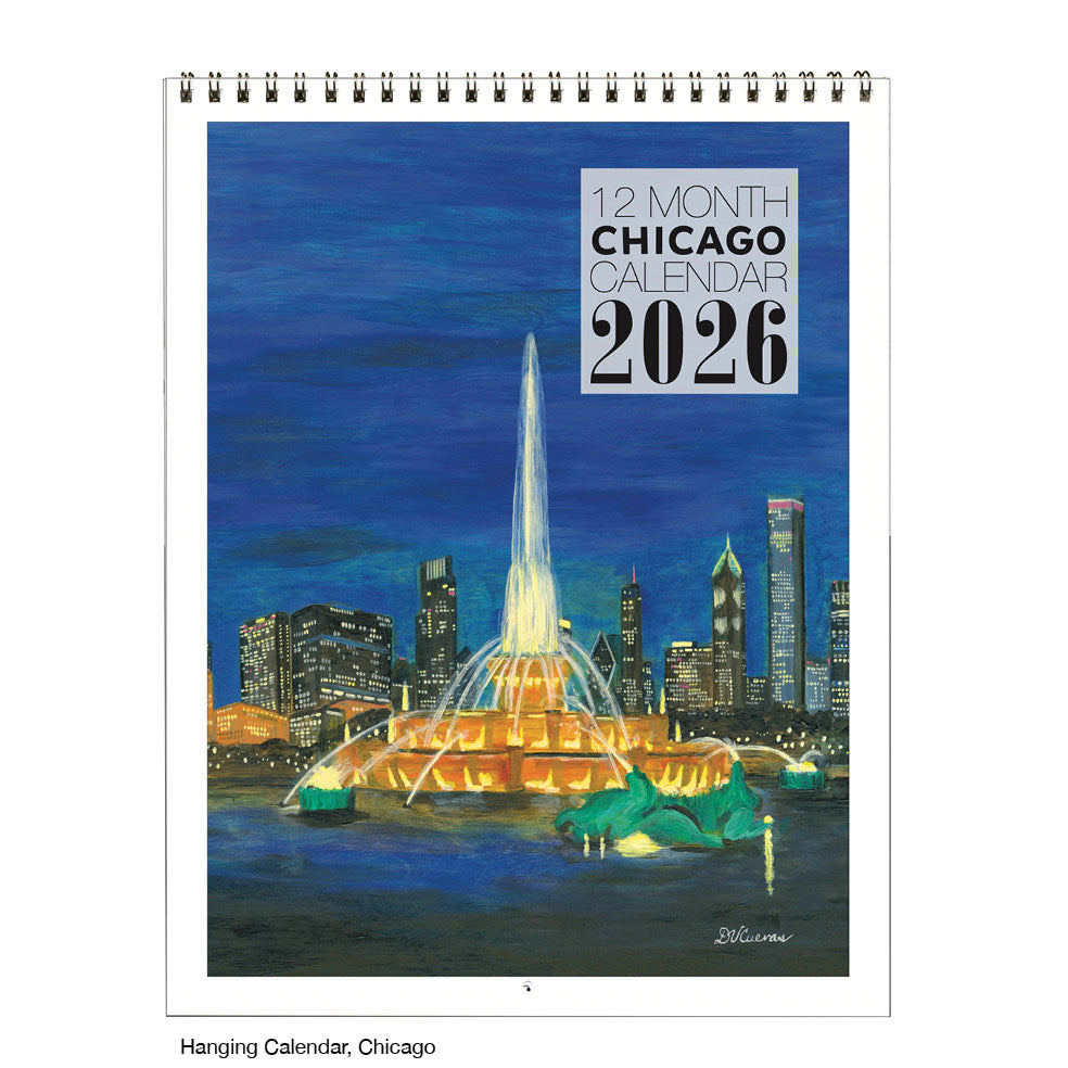 Hanging Letter Calendar, Chicago