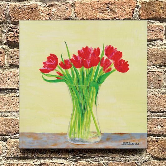 Tulips in Vase, Original
