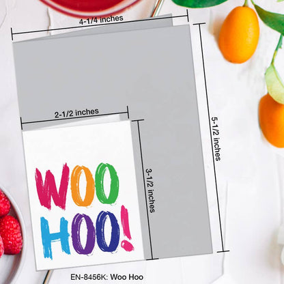 Woo Hoo, Greeting Card (8456K), Enclosure, www.printedcanvas.com