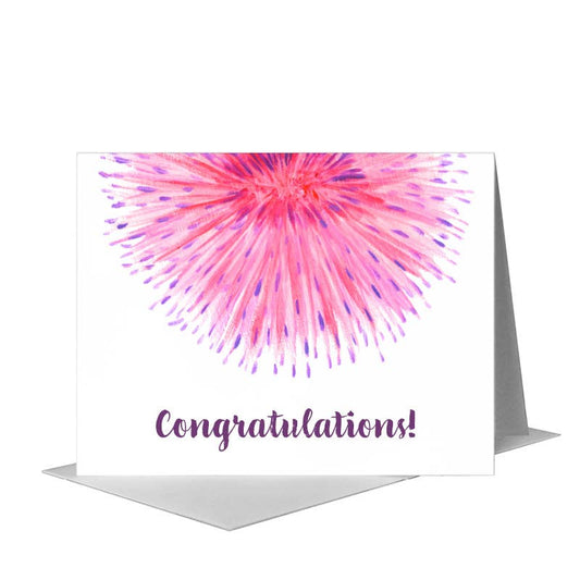 Calliandra, Greeting Card (#7815C) A2 Card Front, www.printedcanvas.com