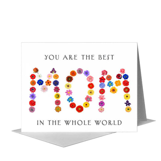 Mommy, Greeting Card (#8592B) A2 Card Front, www.printedcanvas.com