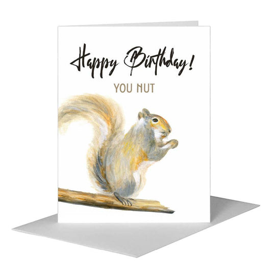 Squirrel, Greeting Card (#8304C) A2 Card Front, www.printedcanvas.com