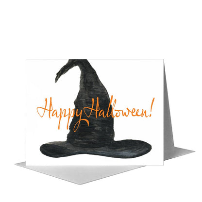 Witch Hat 1, Greeting Card (#7846D) A2 Card Front, www.printedcanvas.com