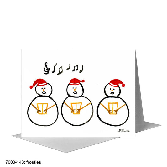 Frosties, Greeting Card (#7225A) A2 Card Front, www.printedcanvas.com