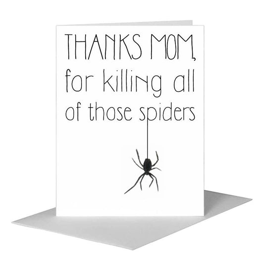 Spider Perspective, Greeting Card (#7854D) A2 Card Front, www.printedcanvas.com