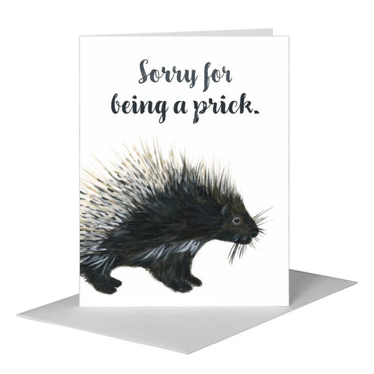 Porcupine, Greeting Card (#8442D) A2 Card Front, www.printedcanvas.com